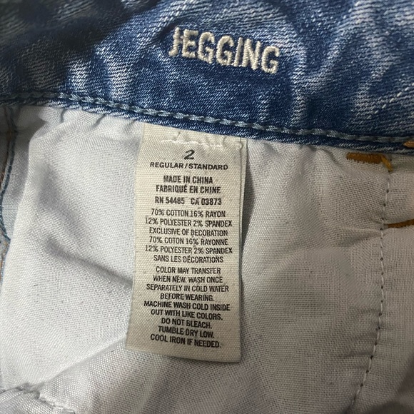 AMERICAN EAGLE BLUE JEANS   size2 stretch - Picture 7 of 8